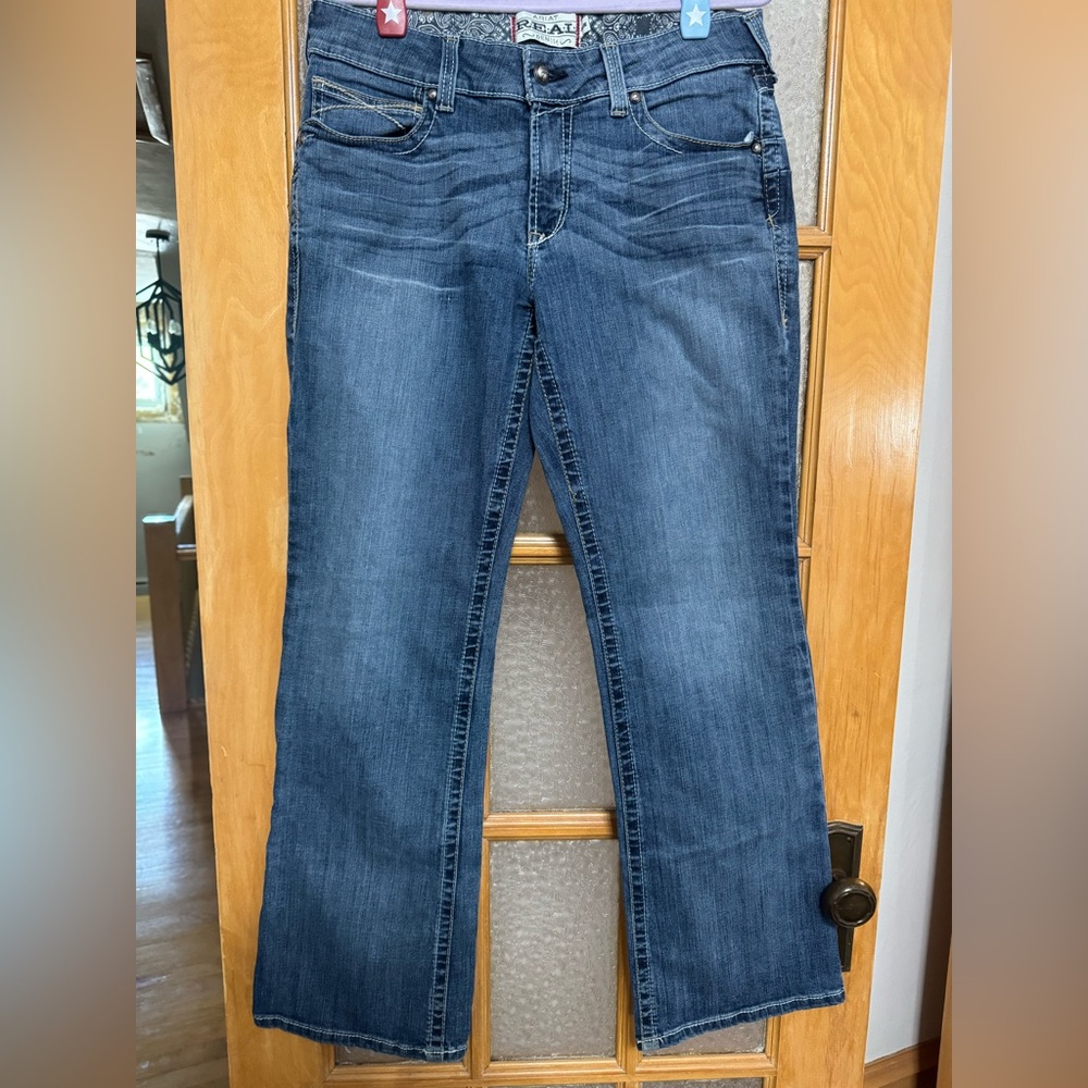 Ariat Women's Boot Cut Jeans in Deep Blue